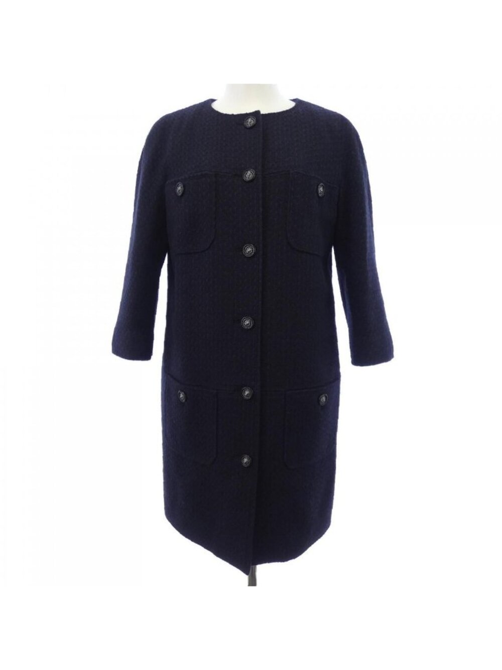 Chanel Coat Navy